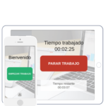 El Reloj Laboral Checador permite realizar el registro de los empleados