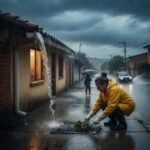 El papel de las redes de tuberías en el manejo de aguas lluvia para mitigar inundaciones en uno de los meses con más precipitaciones